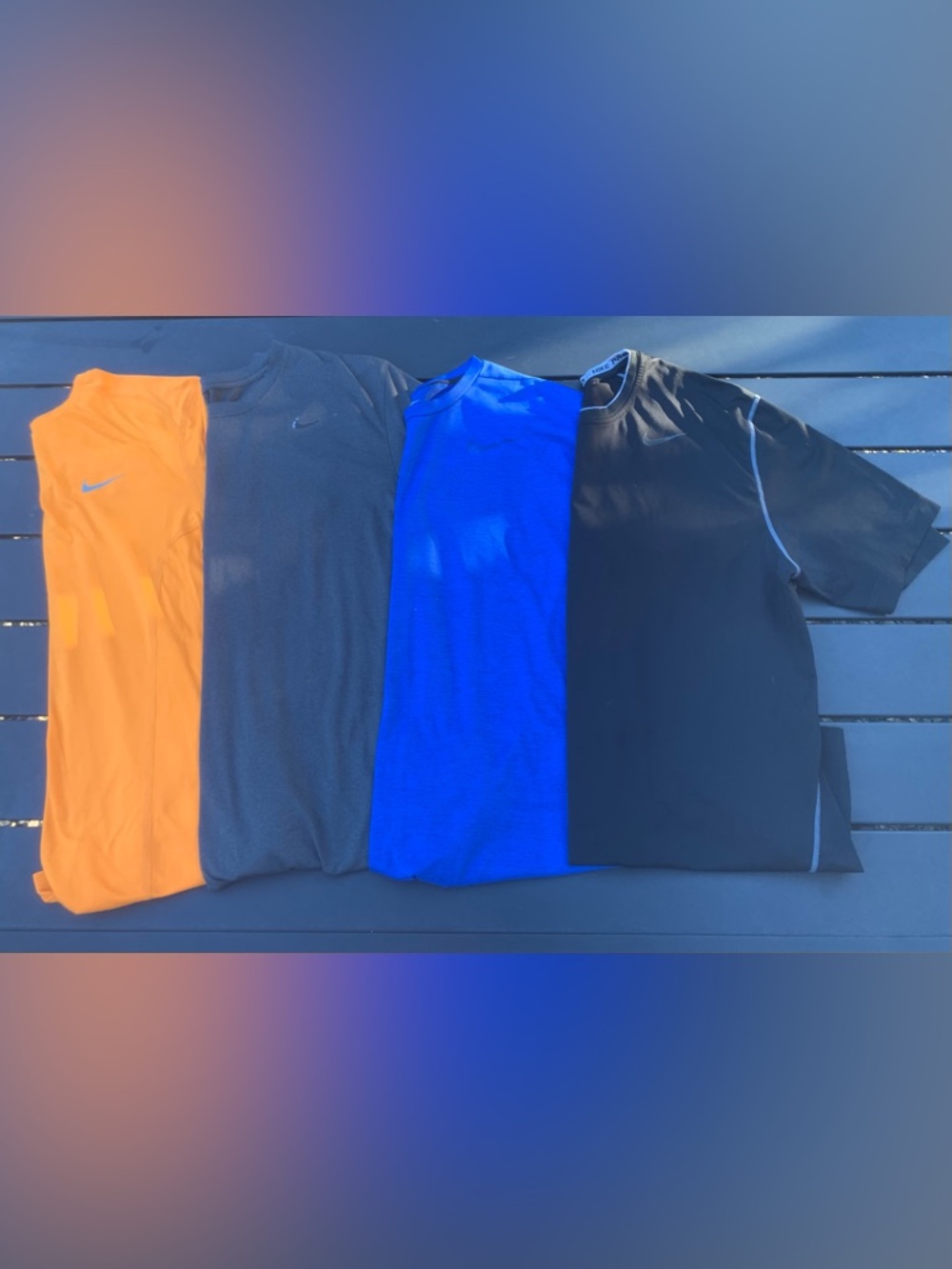 Nike Dri-FIT men's short-sleeve training shirts bundle (4).